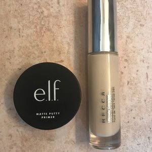 Becca ultimate coverage foundation,elf matte prime